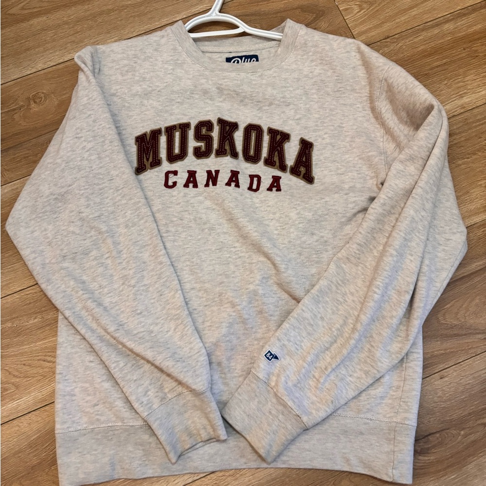Gray Muskoka Canada Sweater